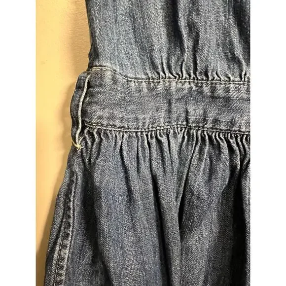 Polo Ralph Lauren Girl’s Denim Longsleeve Dress - Size 12 - Picture 4 of 9